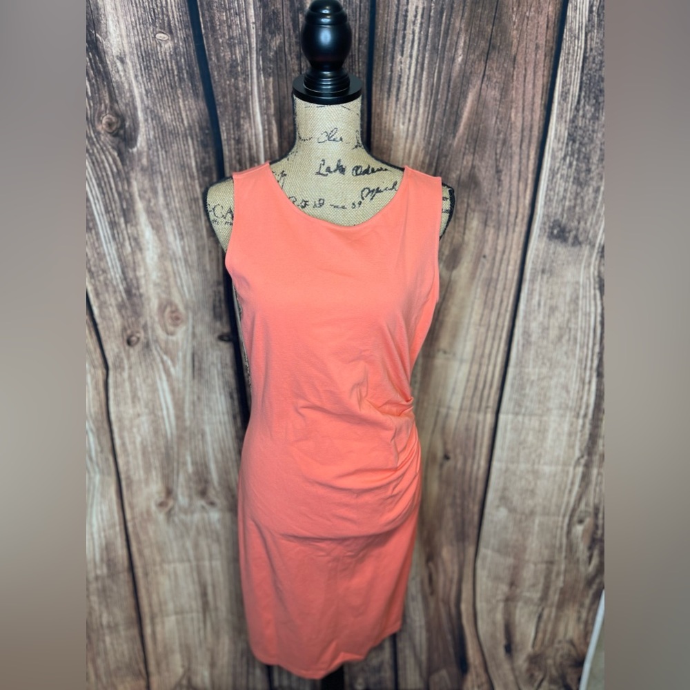 Kenneth Cole Stunning Back Zip Ruched Dress Size 10